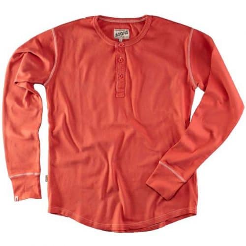Pink henley shirt mens clearance